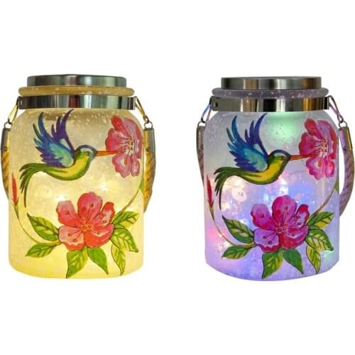 Solar Lantern Lights Mason Jar Lid Lights LED String Garden Firefly Lights Waterproof Outdoor Hanging Lights