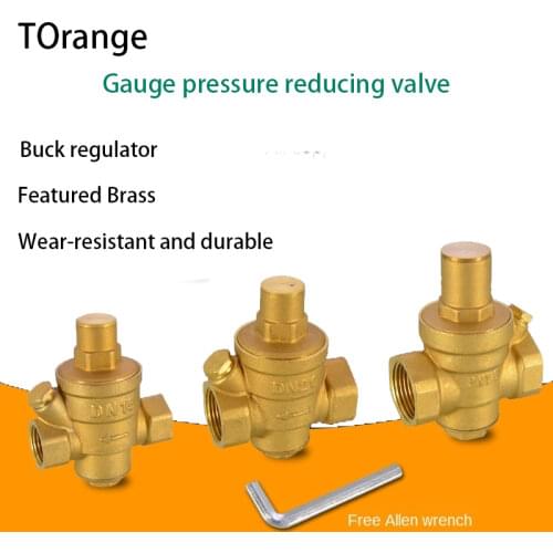 Water Pressure Reducing Valve Water Pipe Pressure Reducing Valve 1/2IN 3/4IN 1IN Net Water Heater Home Regulator Valve Thickened