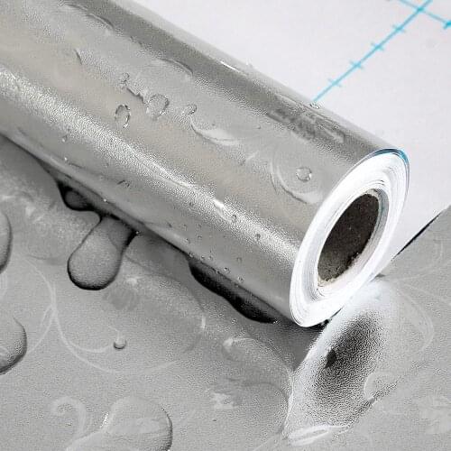 High-quality nanofilm for kitchen Aluminum Foil Kitchen Stove Cabinet Self Adhesive film Kitchen Oil-proof Waterproof Stickers