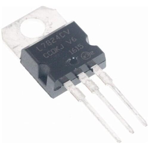 5pcs/lot New L7824CV TO-220 L7824 LM7824 Voltage Regulators
