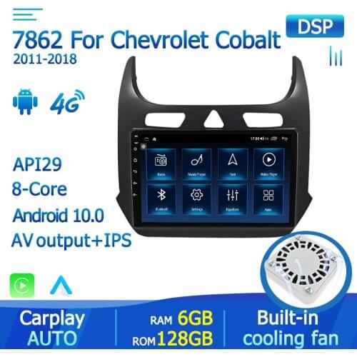 9inch Android 10 Auto 2 Din Car Radio GPS Multimedia Player For Chevrolet COBALT 2011-2018 Navi Support Camera DVR Bluetooth SWC
