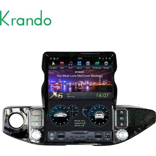 Krando Android 9.0 4G 64G 13" car radio touch screen For Jeep Wrangler 2018-2020 car dvd player android auto gps navigation