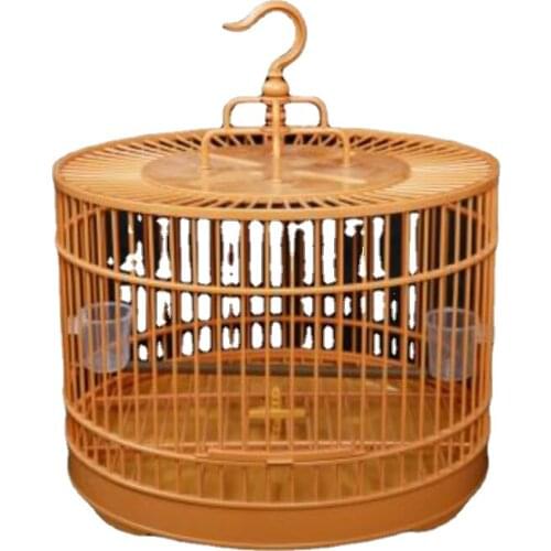 Large Plastic Bird Cage Round Decoration Bathroom Tray Breeding Houses Outdoor Bird Cage Parrot Cage Oiseau Bird Supplies BS50BC