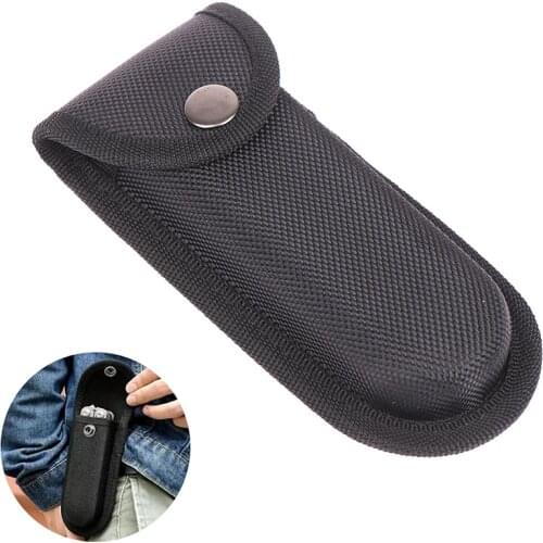 Tool Fold Knife Plier Bag Pouch Case Sheath Nylon belt loop Carry Storage Flashlight Pocket Holder Waist Pack Outdoor Camp 1pc