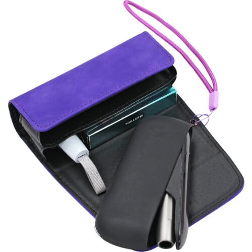 8 Colors Flip Bag for Iqos 3.0 Duo Case Pouch Holder Double Book Wallet Leather Cover for Iqos 3.0 Accessories