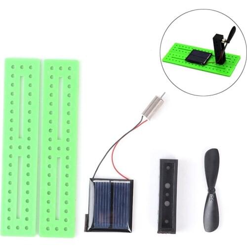 Kids DIY Solar Energy Toy Puzzle Assembling Kit Science Generate Electricity Experiment Creative Physics Teaching Resources