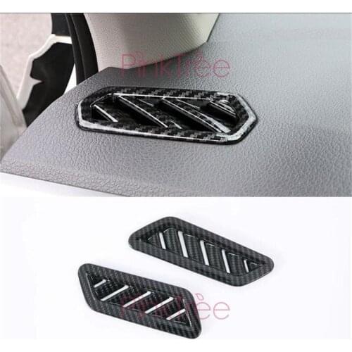 For Volkswagen T-Cross 2018 2019 2020 ABS Chrome Outlet Air Conditioning Decoration AC Cover Car Styling Accessories