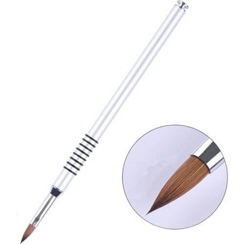 Manicure Tool Pen Brush Carved Crystal Nail Nail Pen Special Metal Rod Phototherapy Engraving Three-dimensional Design Pen