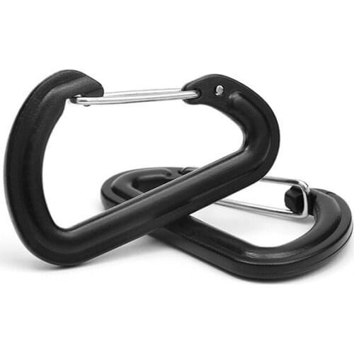 5pcs Plastic Carabiner Spring Snap Hook Push Gate Clasp Clip for Backpack Bag Strap DIY Accessories 5.5cm*3.4cm