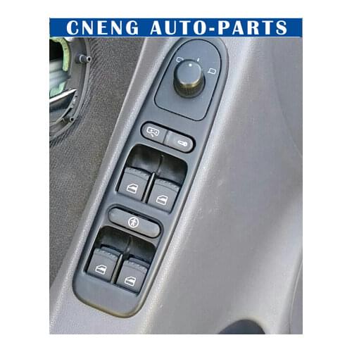 FaroeChi 1J4959857C Window Master Switch Button Console For Volkswagen Golf Jetta Bora Passat B5 Seat Leon Toledo 1999-2006