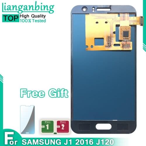 For Samsung Galaxy J1 J120 2016 J120F J120H J120M LCD Display With Touch Screen Digitizer Assembly Replacement Part LCD Screen