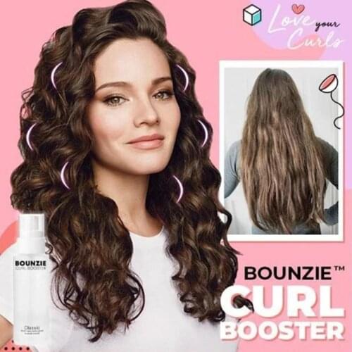 Bounzie Curl Boost Defining Cream Elastin Curly Hair Moisturizing Styling Repair Curl Enhancers Elastin Wave Hair Styling