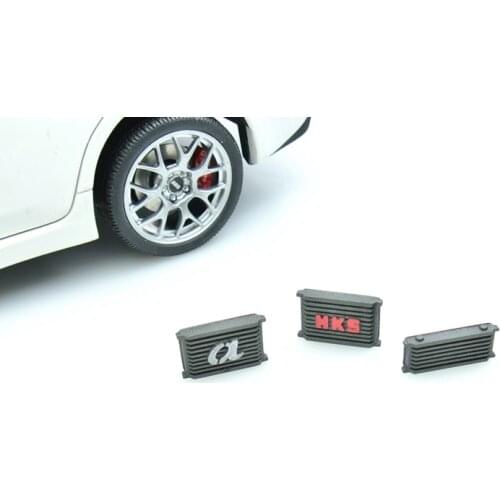 1/18 1/24 handmade simulation car model oil cooler garage modification decor