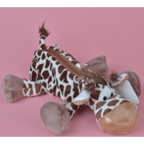 Forest Giraffe Stuffed Plush Toy Pencil Case, Kids Child Coin Bag Gift Free Shipping