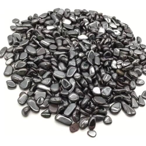 Natural hematite tumbled stones polished quartz crystals mineral garden decorative stones for plants