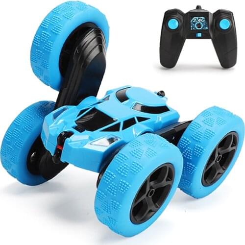 2021 New Double-Sided 360 Rotating And Tumbling Stunt Car Twisting Car 2.4G Charging Robot RC Cars Toys Children Gift