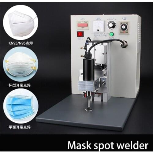 35K 1000W Foot-operated pneumatic ultrasonic spot welding machine masks ear band welding machine masks spot tape machine
