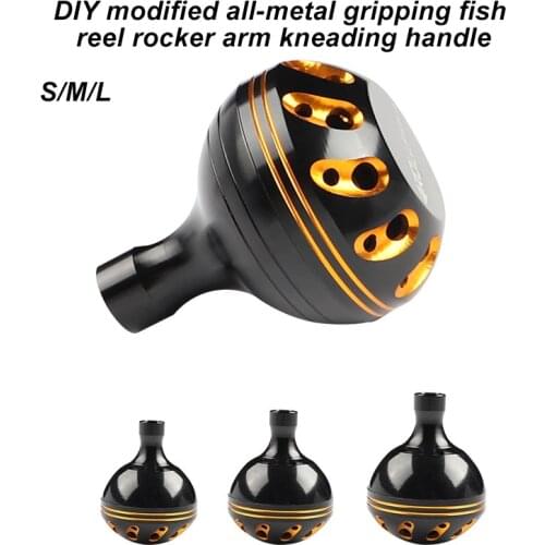 Fishing Reel Accessories Diy Modified All-Metal Gripping Fish Reel Rocker Arm Kneading Handle