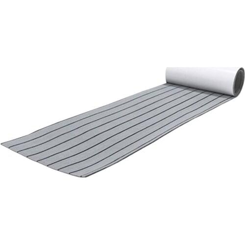 6MM Self Adhesive EVA Foam Teak Sheet Marine Boat Yacht Synthetic Decking Foam Floor Mat Flooring 240X45cm