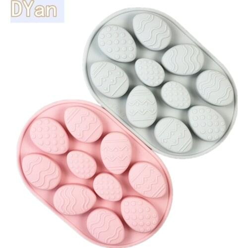 Easter Egg Candy Jelly Mold Chocolate Silicone Mold Cake Decorating Tool