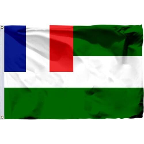Syria French Mandate Flag 150X90cm (3x5FT) 120g 100D Polyester Double Stitched High Quality Banner Ensign Free Shipping