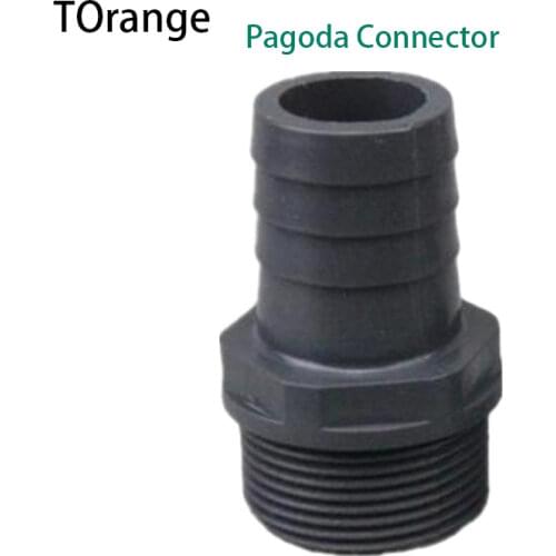 Pagoda Connector Hi-quality Soft Water Pipe Connector UPVC Fittings Irrigation Hose Parts 1 Pcs