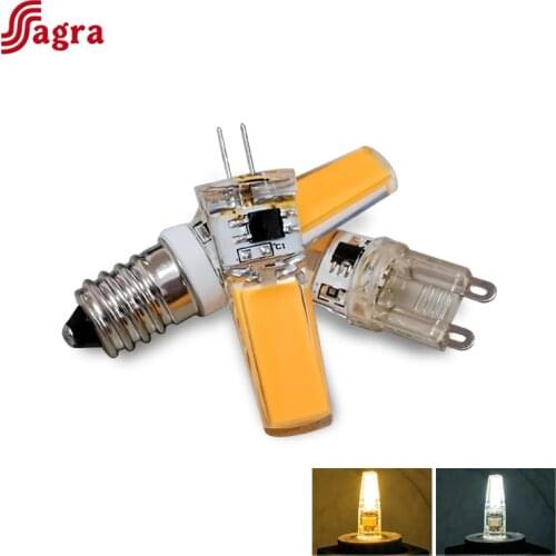 LED Light Bulb G4 G9 E14 3W 6W Light Bulb AC/DC 12V 220V LED Lamp COB Spotlight Chandelier Replace Halogen Lamps Cold Warm White