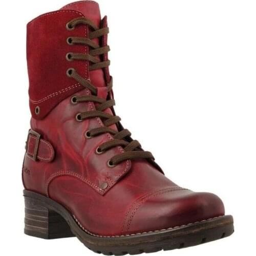 N23 Womens Boots Autumn/winter New Casual and Comfortable Wear-resistant Low Heel Round Head Cross Strap Ankle Boots for Women