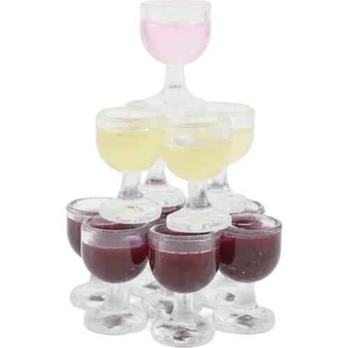 1/12 Ob11 available mini DOLLHOUSE food accessories model beer wine set toys