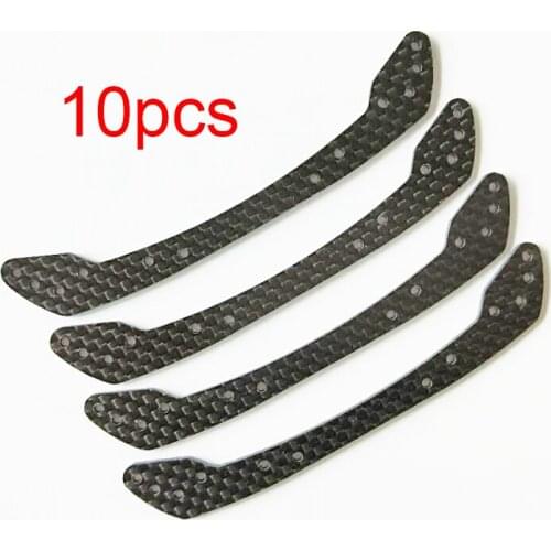 10Pcs FRP Wide Front Plate HG Carbon Front Stay 95072/15472 For Fully Cowled Mini 4WD 1.5mm Tamiya Racing Car Model Parts