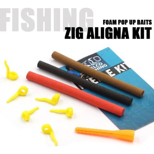 10x Carp Fishing Accessories for Zig Rig Zig Aligna Kit Foam Hook Line Aligners Tool Up Fishing Terminal Tackle
