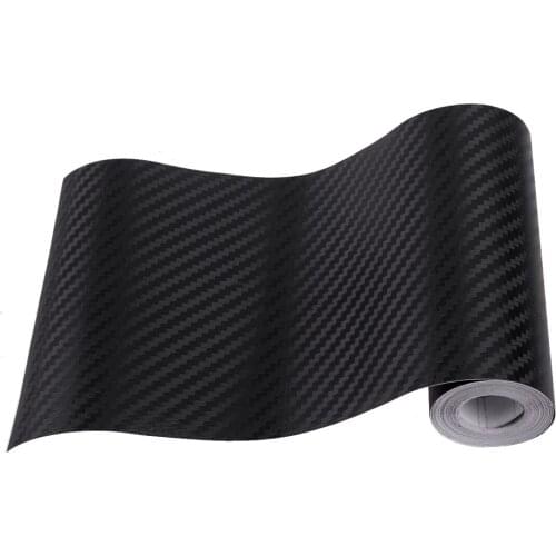 3M Carbon Fiber Style Universal Sticker Car Body Door Sill Scuff Cover Anti Scratch Strip