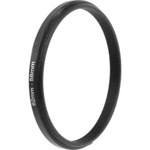 62mm To 58mm Metal Step Down Rings Lens Adapter Filter Camera Tool Accessory New