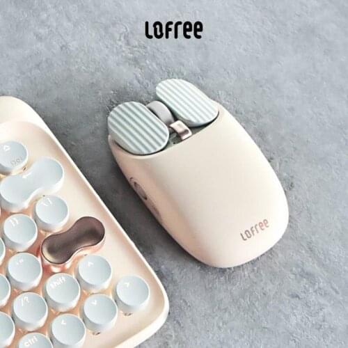 New Lofree milk tea MAUS Potato chips Wireless bluetooth mouse EP115 Optical gaming work Mouse for girl