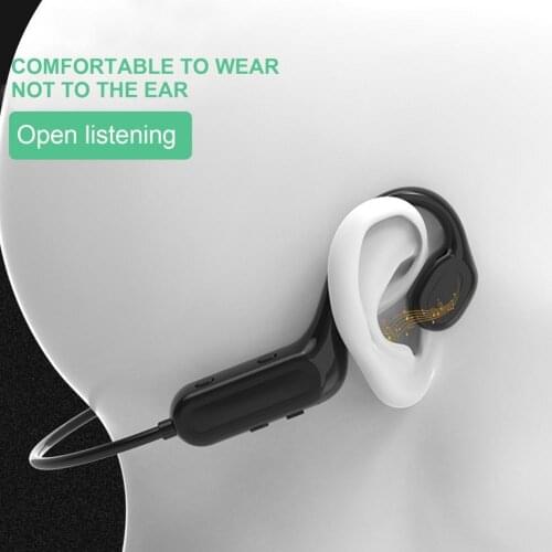 Bluelans TWS Wireless Bluetooth 5.1 Earphone Long Standby Time Lightweight Ear-mounted Bone ConductionHiFi Earbud Sports Headset