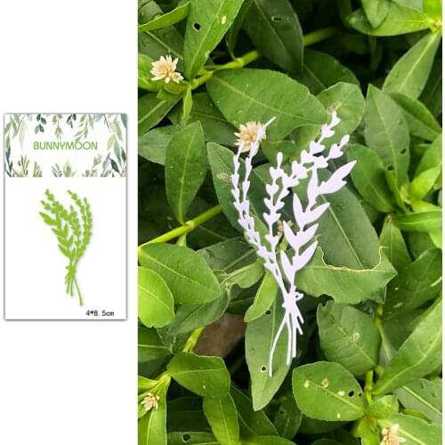 CH 2021 New Arrival Grass Metal Cutting Dies 3D DIY Scrapbooking Carbon Sharp Craft Die Photo Invitation Cards Decoration