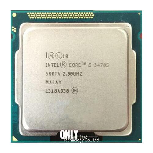Free shipping Original Intel Core i5 3470S 2.9GHz 5GT/s 4x256KB L2/6MB L3 Socket 1155 Quad-Core CPU