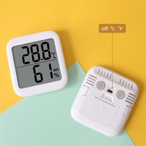 Digital Thermometer Hygrometer Living Room Baby Room LCD Display Temperature Humidity Meter Gauge
