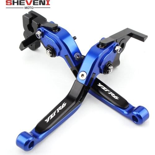 For YAMAHA YZF R6 YZF-R6 YZFR6 2006-2011 2012 2013 2014 2015 2016 Motorcycle CNC Adjustable Accessories Brakes Clutch Levers