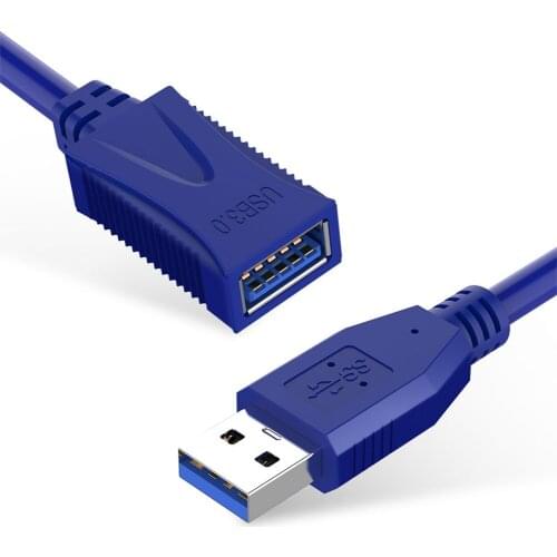 USB 3.0 Cable Fast Speed Extension Sync Transfer Extender Cable Male to Female USB Data Cable 0.3m/1m/1.5m For Camera Mouse