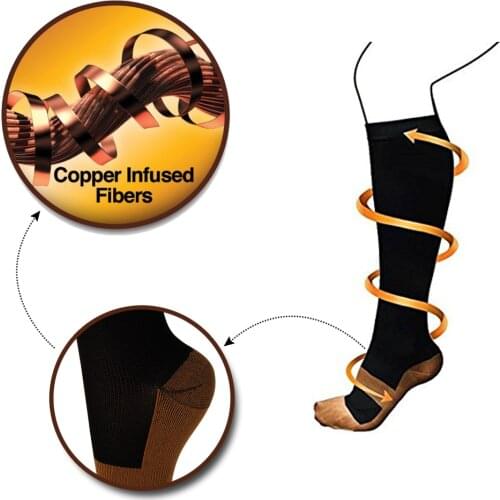 Compression Stockings Unisex Outdoor Sports Nursing Pressure Socks Running Travel Long Golfs Health Compress Women Men Socks