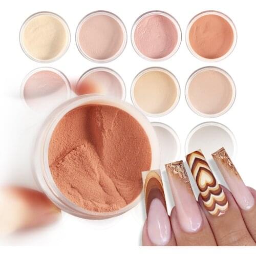 Nail Art Acrylic Powder Engraving Extension Powder Manicure Tools Dust Acrylic Nails Design Dipping Powder Pigment Decoration