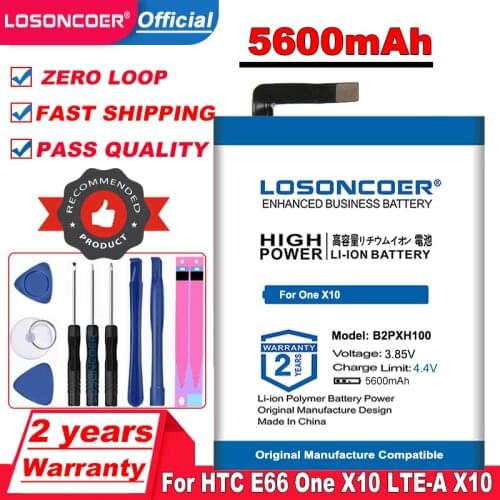 LOSONCOER Batteries For HTC One X10 Phones