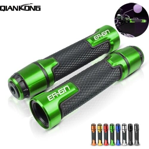 Motorcycle Handle Handlebar Hand Bar Grip CNC Aluminum hand grips For Kawasaki NINJA ER6N 2005 2006 2007 2008 2009-2019 ER-6N