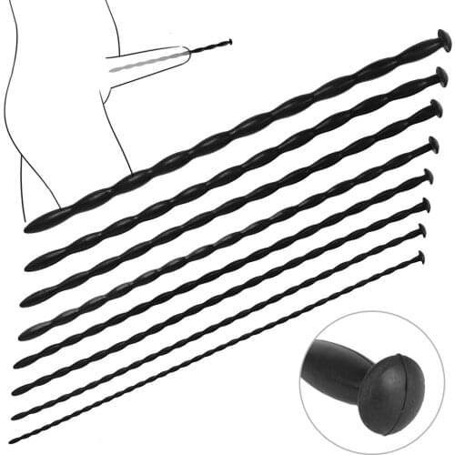 Male Urethral Sound Dilator Male Penis Plug Tube Catheters Sounds Sex Toy For Men Chastity Insertion Urethral Dilators 30cm Long