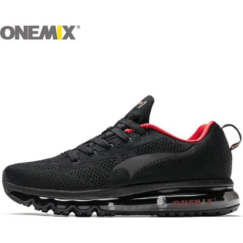 ONEMIX women Running Shoes For Men Nice Zapatillas Athletic Trainers Black Sports Air Cushion Outdoor Jogging Walking Sneakers