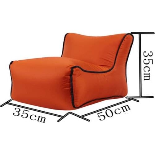 Outdoor Foldable Garden Sofa Waterproof Inflatable Bag Sofa Bed Lazy Camping Sleeping Bags Air Bed Adult Beach Lounge Chair