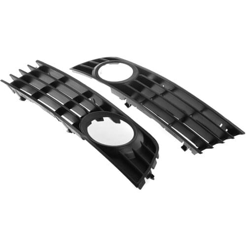 8E0807681 8E0807682 Front Bumper Lower ABS Side Fog Light Grille for Audi A4 B6 2002 2003 2004 2005