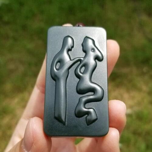 Natural Xinjiang hetian black green jade pendant top brand jade necklace necklaces women pendants jade jewelry customized