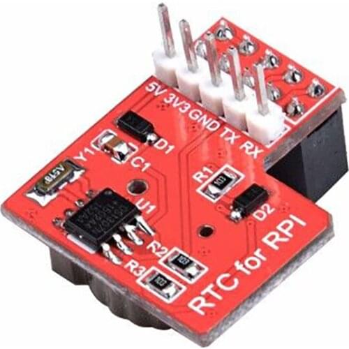 Raspberry Pi RTC Expansion Module v1.1 Use Maxim DS1307 chip Extends CR1220 button cell backup